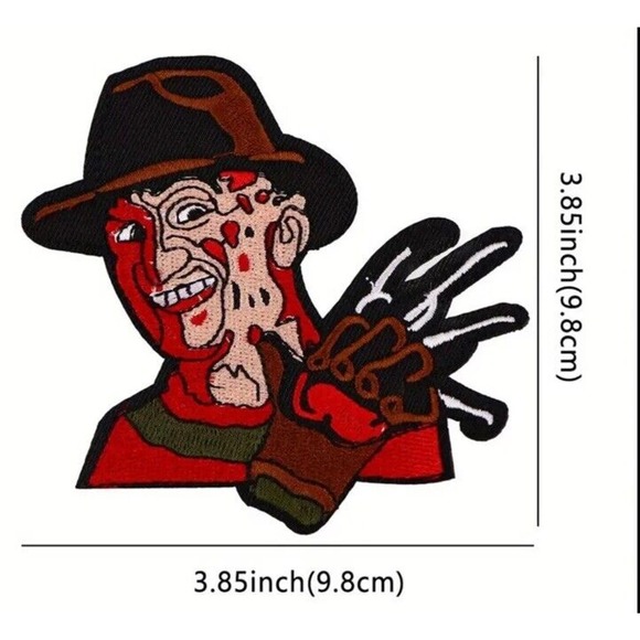🔥 Freddy Krueger Patch Nightmare On Elm Street Embroidered Horror Movie 3.85” - Picture 3 of 8